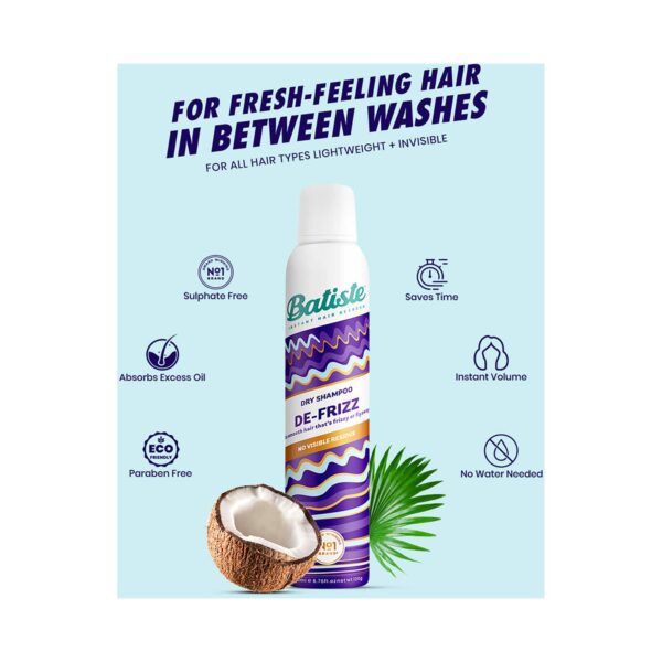 Batiste De Frizz Dry Shampoo (200ml) - Batiste