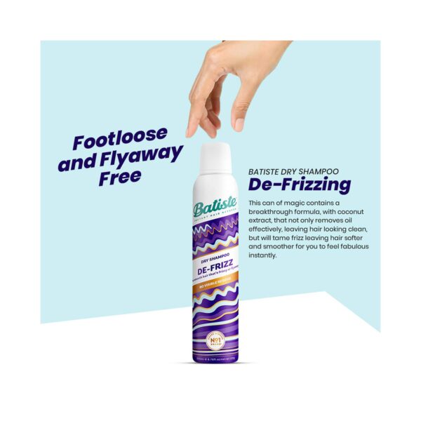 Batiste De Frizz Dry Shampoo (200ml) - Batiste