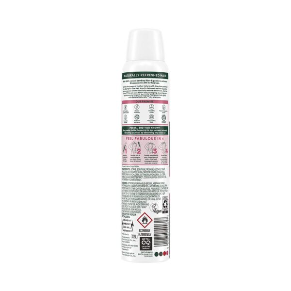 Batiste Naturally Bamboo Fiber & Gardenia Dry Shampoo (200ml) - Batiste