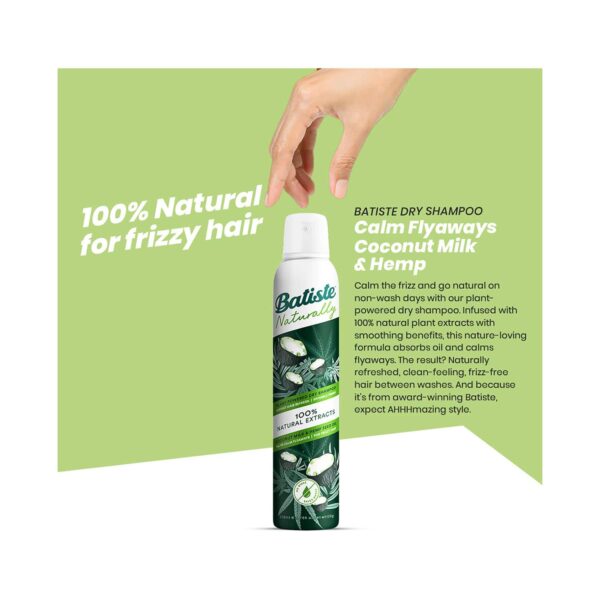 Batiste Naturally Coconut Milk & Hemp Dry Shampoo (200ml) - Batiste