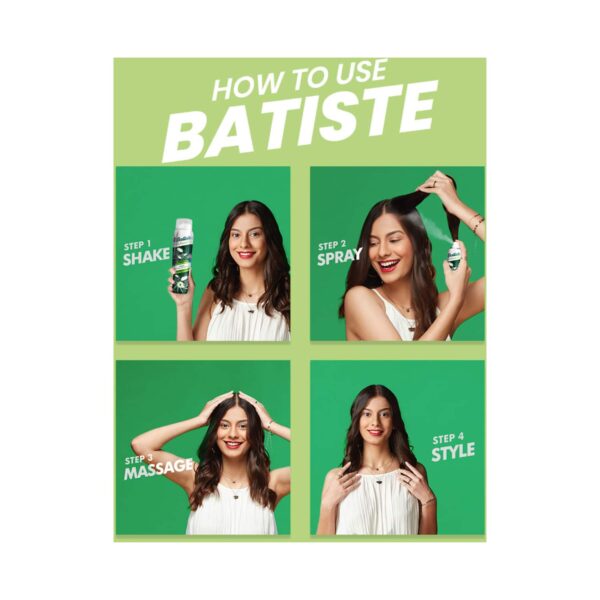Batiste Naturally Coconut Milk & Hemp Dry Shampoo (200ml) - Batiste