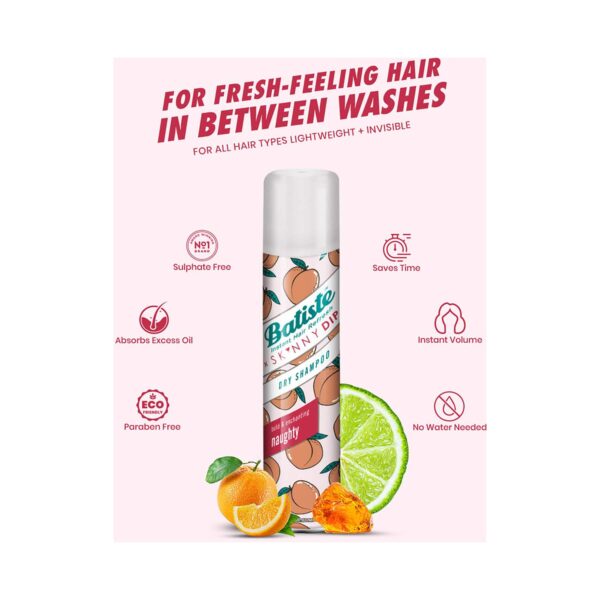 Batiste Naughty Dry Shampoo (200ml) - Batiste