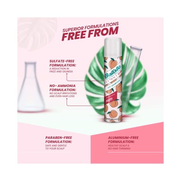 Batiste Naughty Dry Shampoo (200ml) - Batiste