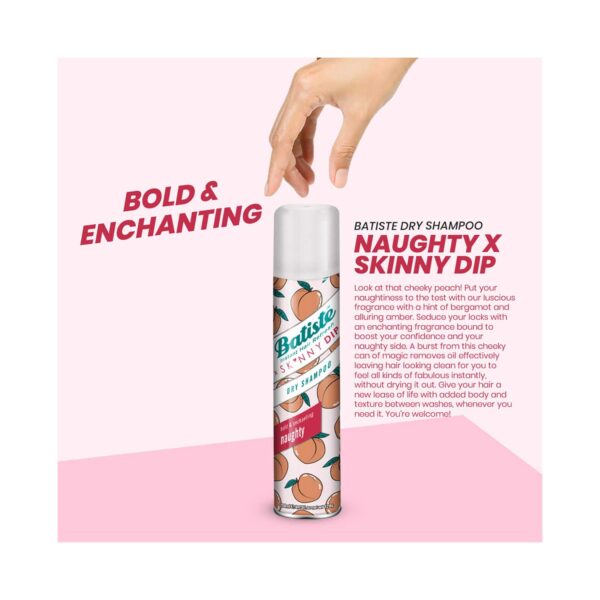 Batiste Naughty Dry Shampoo (200ml) - Batiste