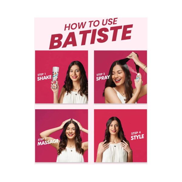 Batiste Naughty Dry Shampoo (200ml) - Batiste