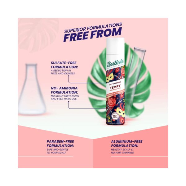 Batiste Tempt Dry Shampoo (200ml) - Batiste