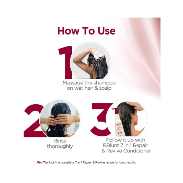 BBlunt 7 in 1 Repair & Revive Shampoo (300 ml) - BBlunt
