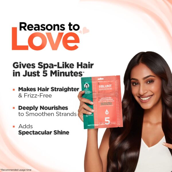 BBlunt Advanced Smoothening Heat Hair Spa Mask (70 g) - BBlunt