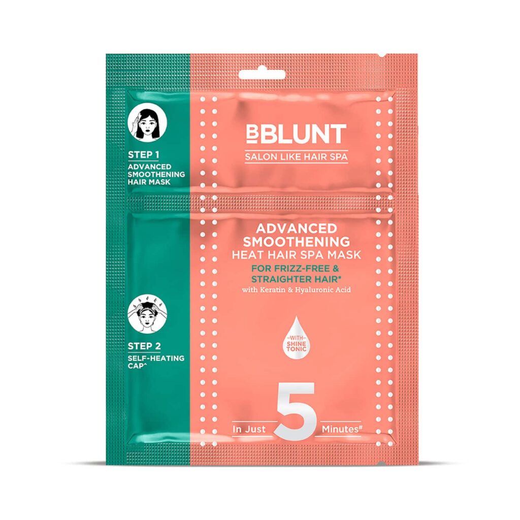 BBlunt Advanced Smoothening Heat Hair Spa Mask (70 g) - BBlunt