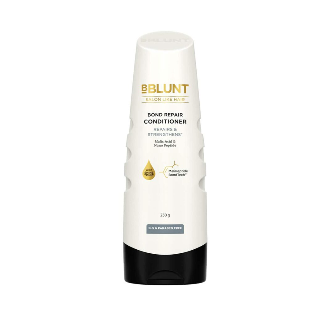 BBlunt Bond Repair Conditioner Repairs Strengthens Malic Acid & Peptide (250 ml) - BBlunt