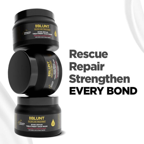 BBlunt Bond Repairs Damaged Bonds by 90% in 1 Use Treatment Hair Mask (250 g) - BBlunt