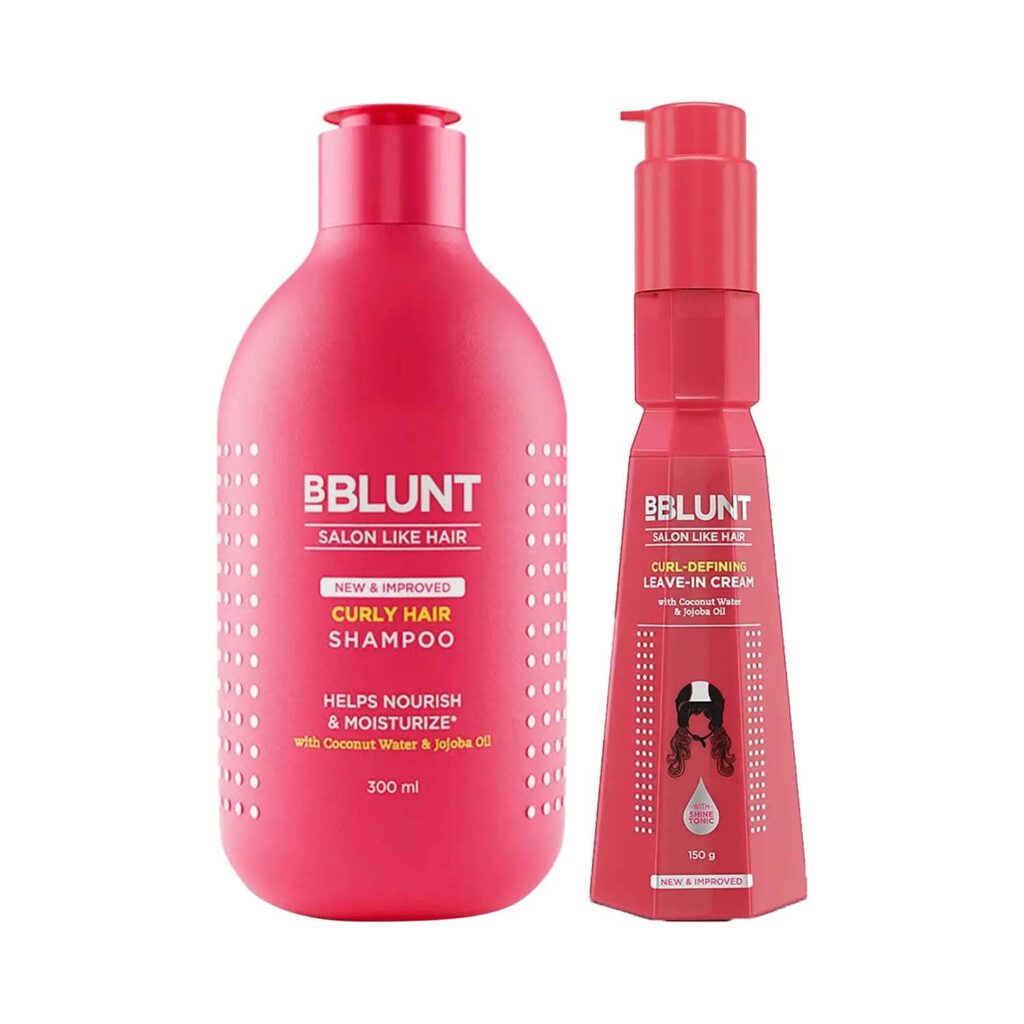 BBlunt Curly Hair BFFs (Shampoo + Leave-in Cream) Combo - BBlunt