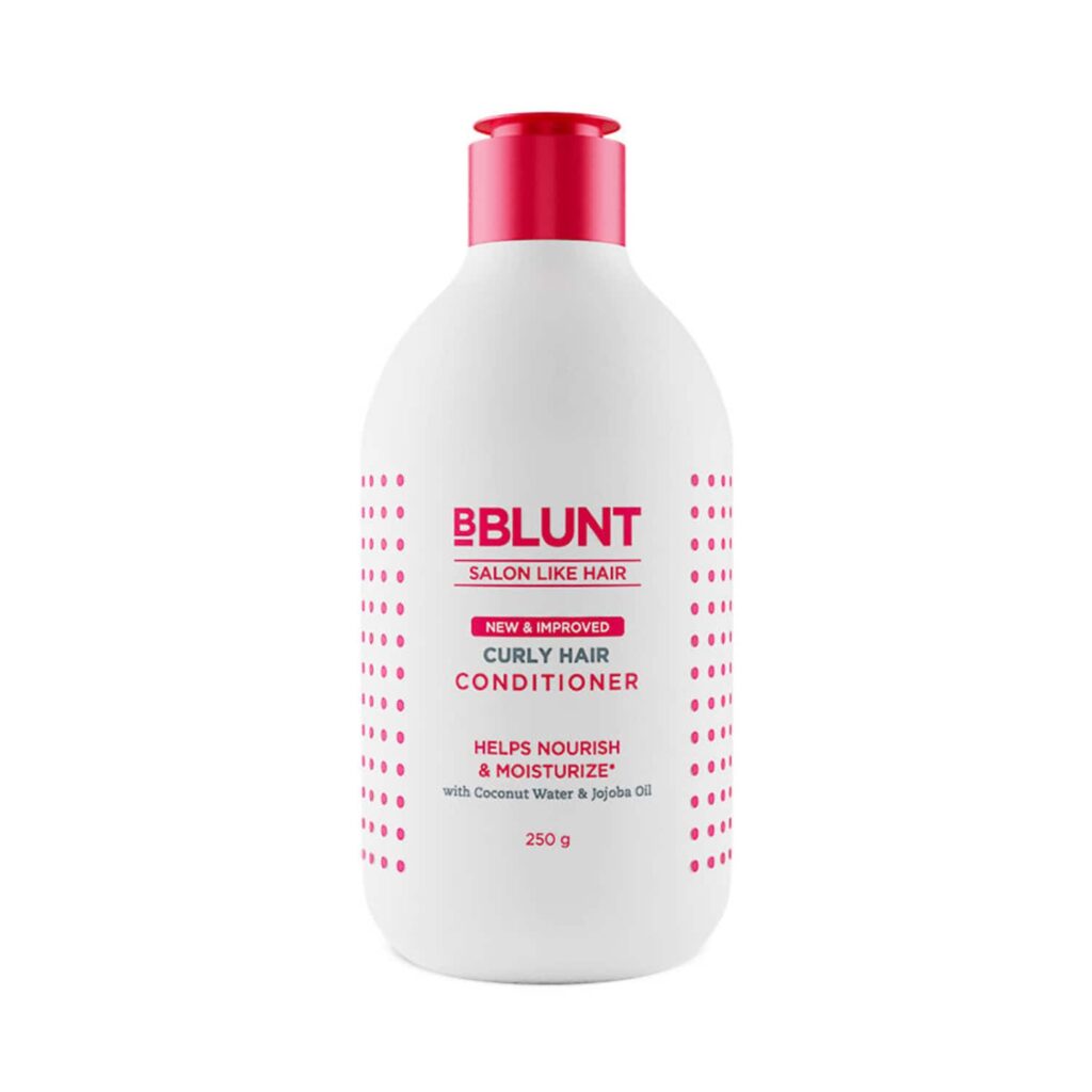 BBlunt Curly Hair Conditioner With Coconut Water & Jojoba Oil (250g) - BBlunt