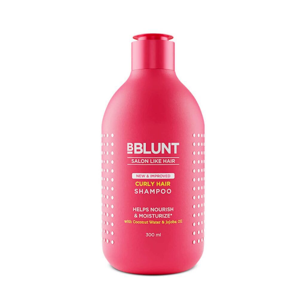BBlunt Curly Hair Shampoo With Coconut Water & Jojoba Oil (300ml) - BBlunt