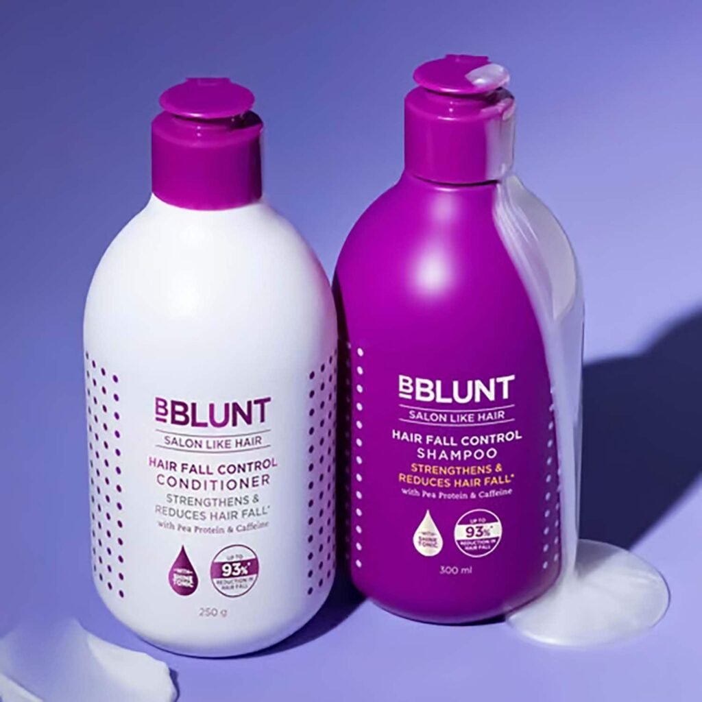 BBlunt Hair Fall Control Shampoo & Conditioner Combo for Stronger Hair - BBlunt