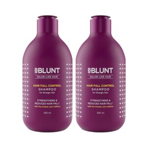 BBlunt Hairfall Shampoo Pack of 2 Combo - (300 ml x 2) - BBlunt