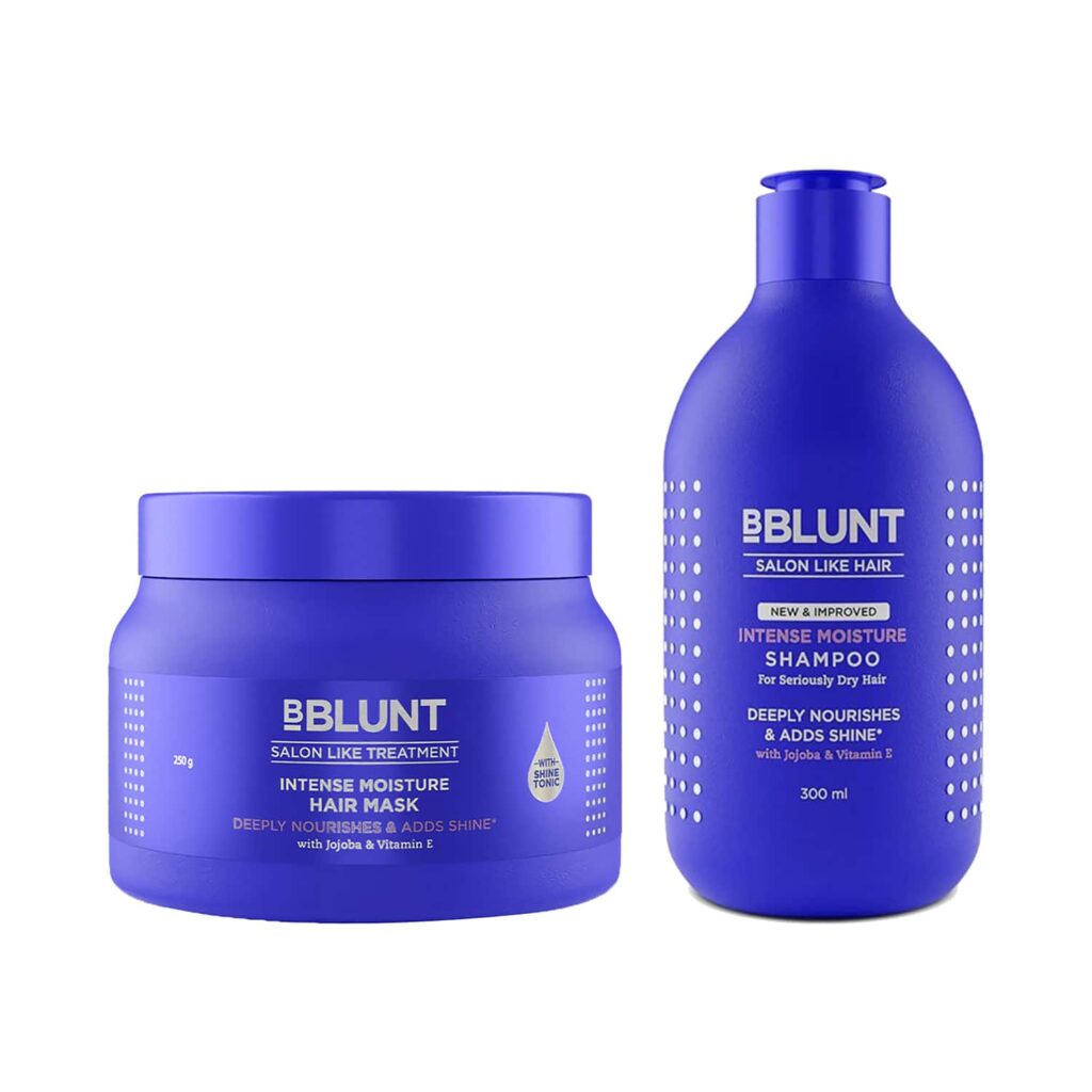 BBlunt Intense Hair Care Shampoo + Hair Mask Combo - BBlunt