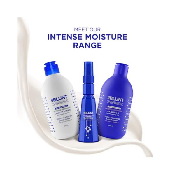 BBlunt Intense Moisture Conditioner With Vitamin E & Jojoba For Dry & Frizzy Hair (250g) - BBlunt