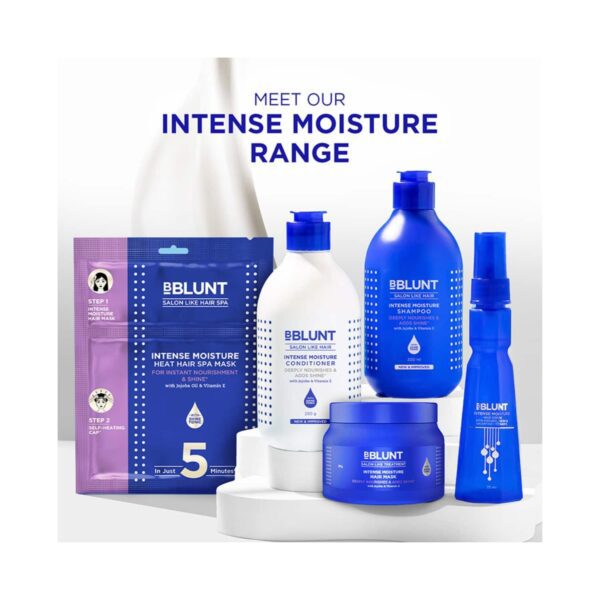 BBlunt Intense Moisture Heat Hair Spa Mask With Jojoba Oil & Vitamin E (70g) - BBlunt