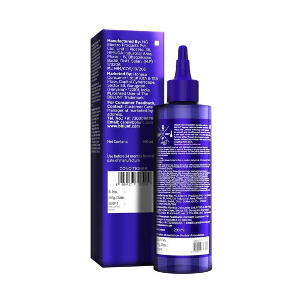 Bblunt Intense Moisture Lamellar Treatment Water With Jojoba & Vitamin E Conditioner (200 ml) - BBlunt