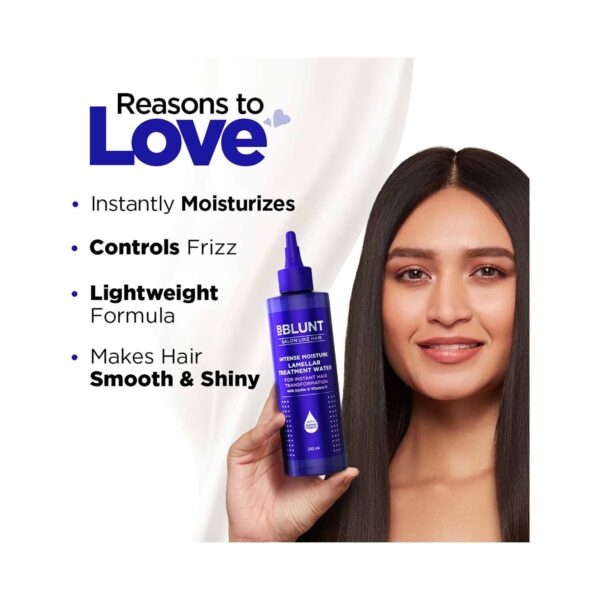 Bblunt Intense Moisture Lamellar Treatment Water With Jojoba & Vitamin E Conditioner (200 ml) - BBlunt