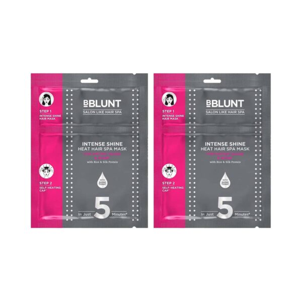 BBlunt Intense Shine Heat Spa Mask Pack of 2 - BBlunt