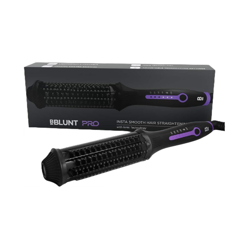 BBlunt Pro Hair Straightening Brush - BBlunt