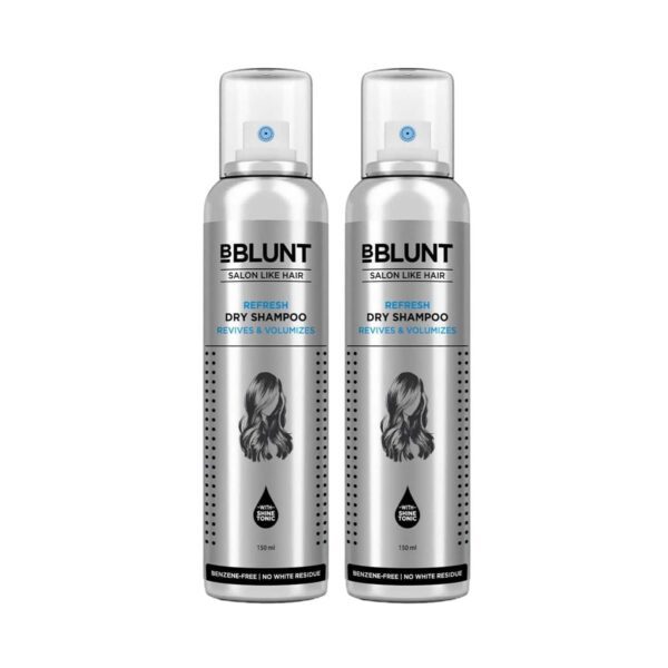 BBlunt Refresh Dry Shampoo Pack of 2 - (150 ml X 2) - BBlunt
