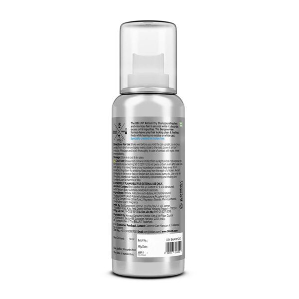 BBlunt Refresh Dry Shampoo to Instantly Refresh and Add Volume (50 ml) - BBlunt