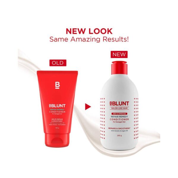 BBlunt Repair Remedy Conditioner With Keratin & Argan Oil (250g) - BBlunt