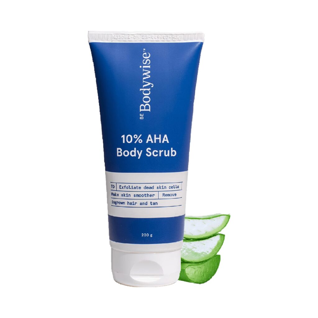 Be Bodywise 10% Aha Body Scrub For Even Skin Texture (200g) - Be Bodywise