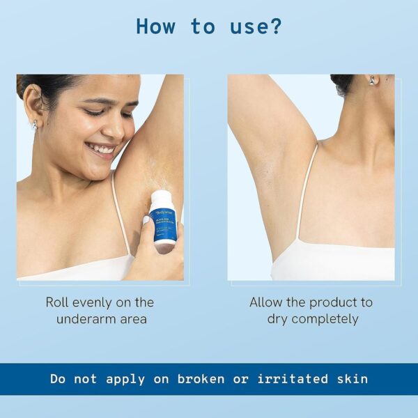Be Bodywise 4% AHA BHA Underarm Roll On Floral Fragrance (50ml) - Be Bodywise