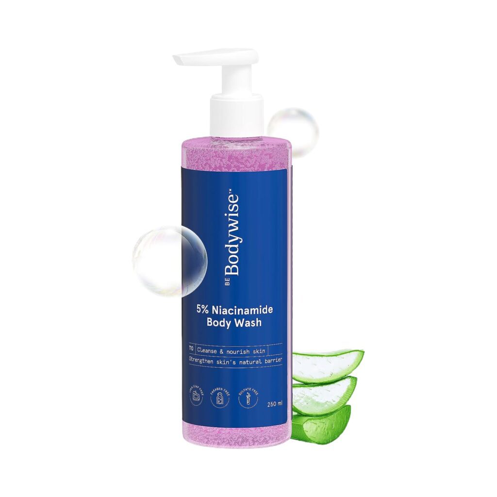 Be Bodywise 5% Niacinamide Body Wash For Glowing & Hydrated Skin (250ml) - Be Bodywise