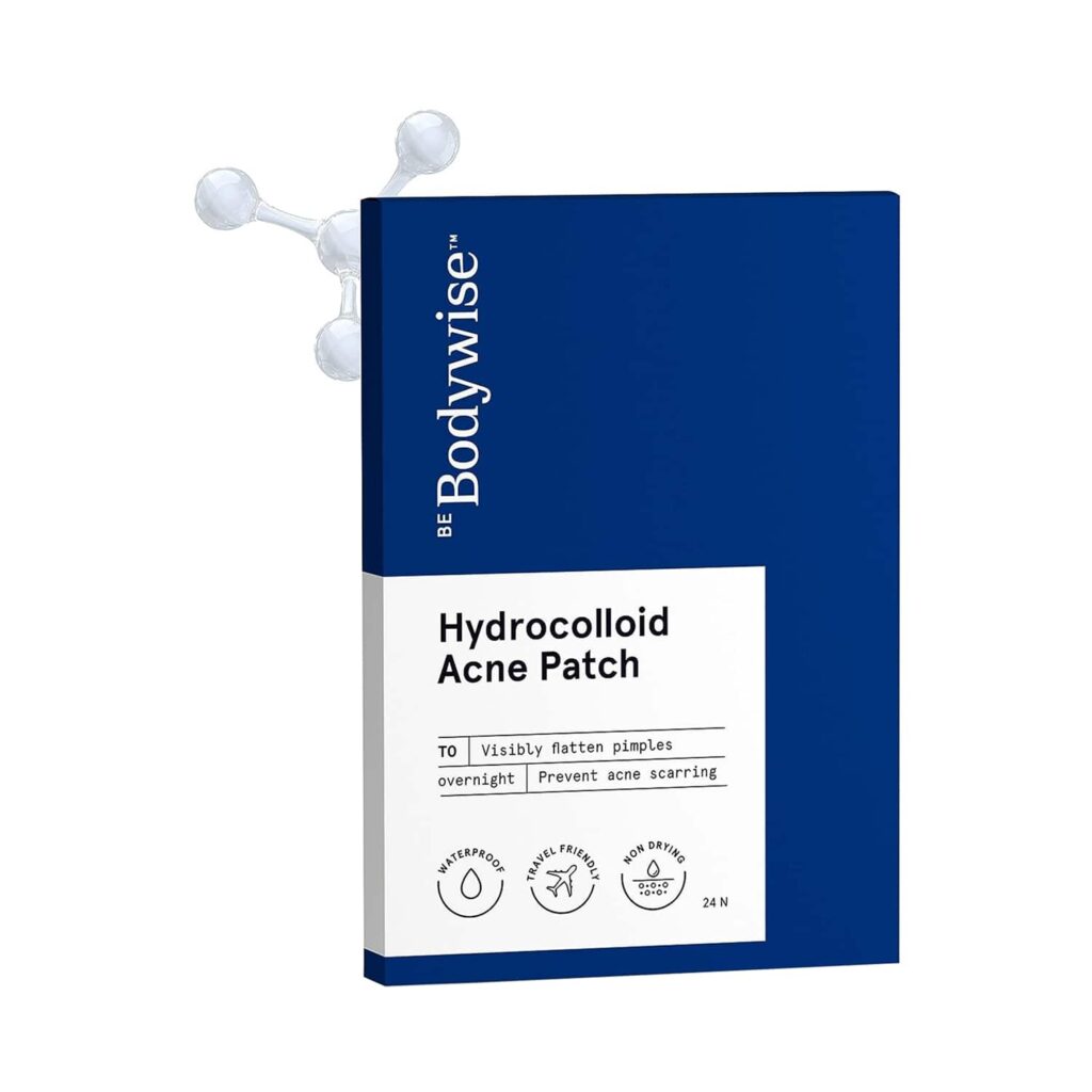 Be Bodywise Hydrocolloid Acne Patch For Instant Acne Treatment (24pcs) - Be Bodywise