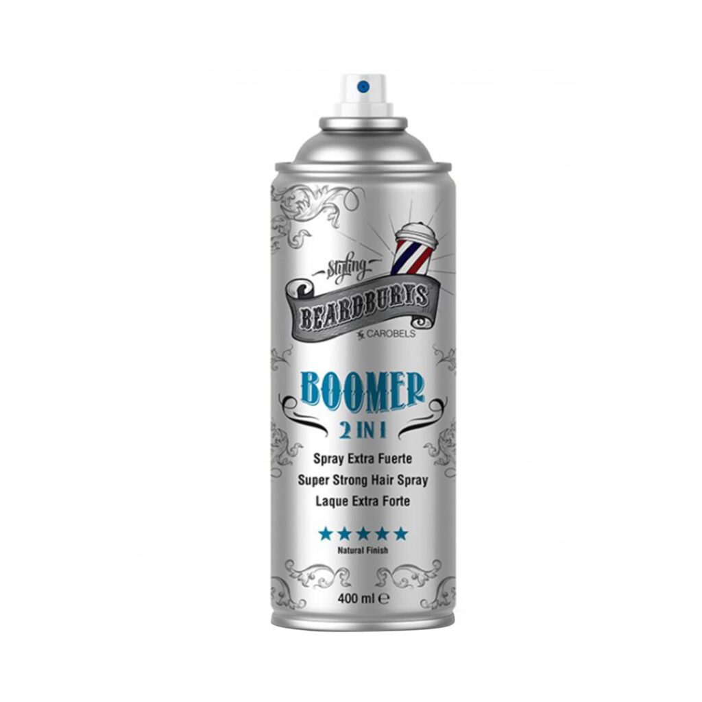 Beardburys Lacquer 2-In-1 Boomer Hair Spray (400ml) - Beardburys