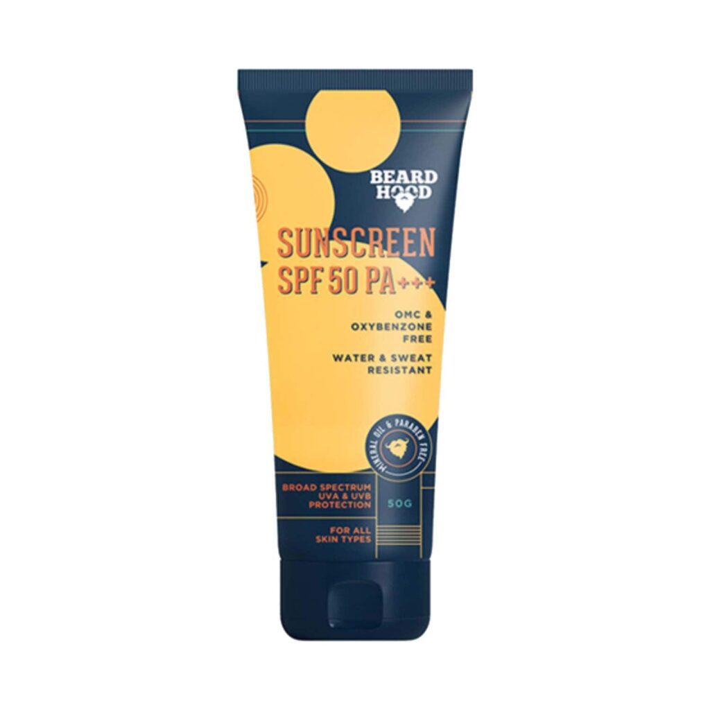 Beardhood Water & Sweat Resistant Sunscreen - SPF50 PA++ (50g) - Beardhood
