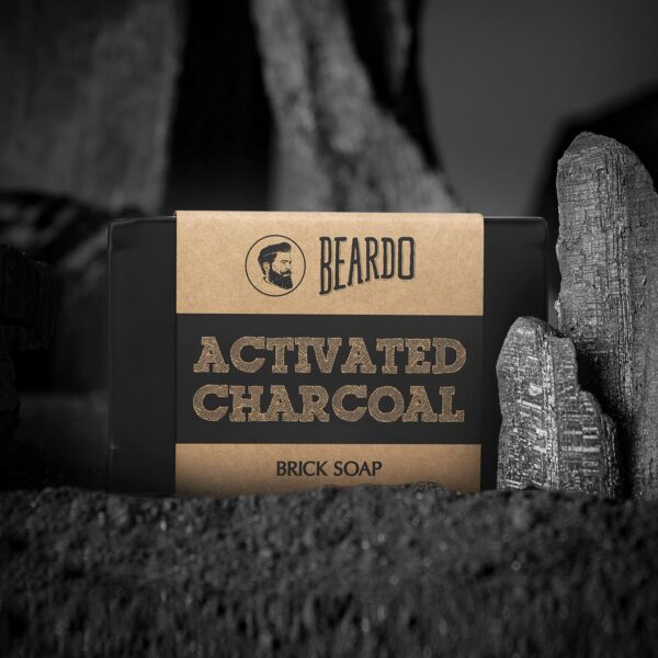 Beardo Activated Charcoal Bathing Brick Soap (125g) - Beardo