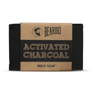 Beardo Activated Charcoal Bathing Brick Soap (125g) - Beardo