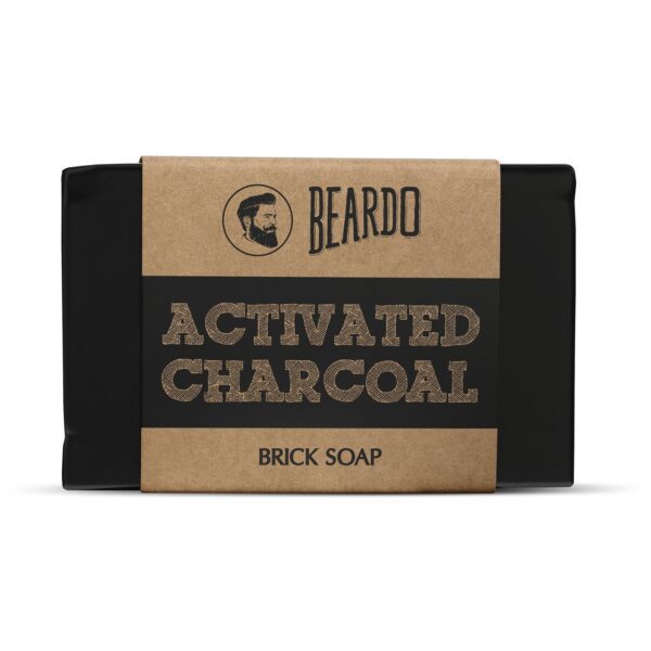 Beardo Activated Charcoal Bathing Brick Soap (125g) - Beardo