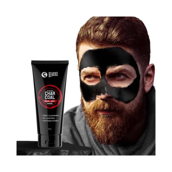 Beardo Activated Charcoal Peel Off Mask (50 g) - Beardo