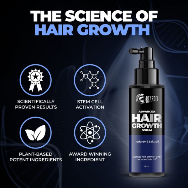 Beardo Advanced Hair Growth Serum (50ml) - Beardo