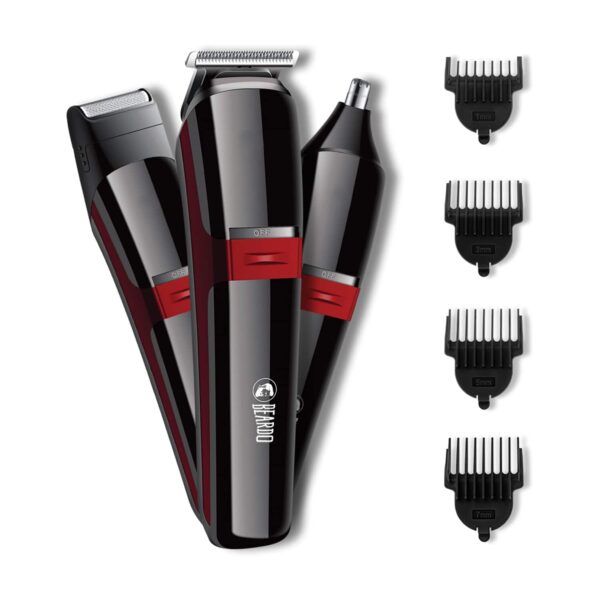 Beardo APE-X 3-In-1 Multipurpose Trimmer - Black & Red - Beardo