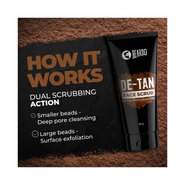 Beardo Ban The Tan Kit for Men Face Wash Body Wash Face Scrub & Deo - Beardo