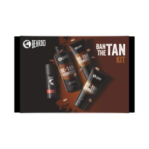 Beardo Ban The Tan Kit for Men Face Wash Body Wash Face Scrub & Deo - Beardo