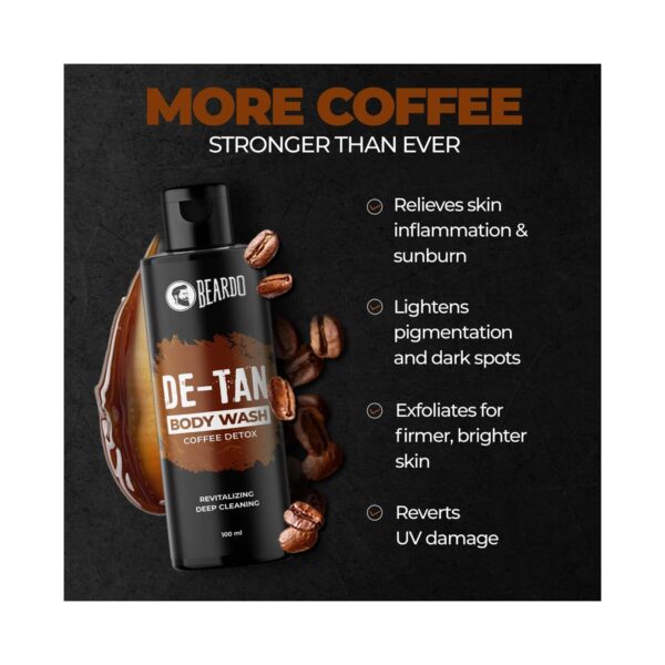Beardo Ban The Tan Kit for Men Face Wash Body Wash Face Scrub & Deo - Beardo