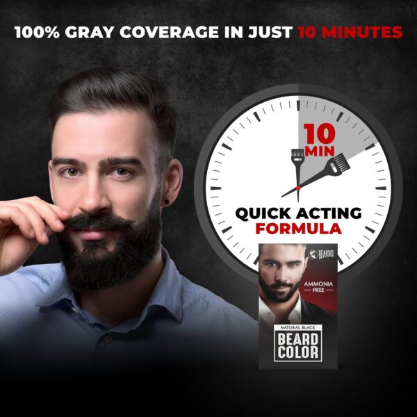 Beardo Beard Color - Natural Black (60ml) - Beardo
