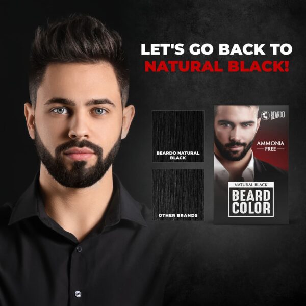Beardo Beard Color - Natural Black (60ml) - Beardo