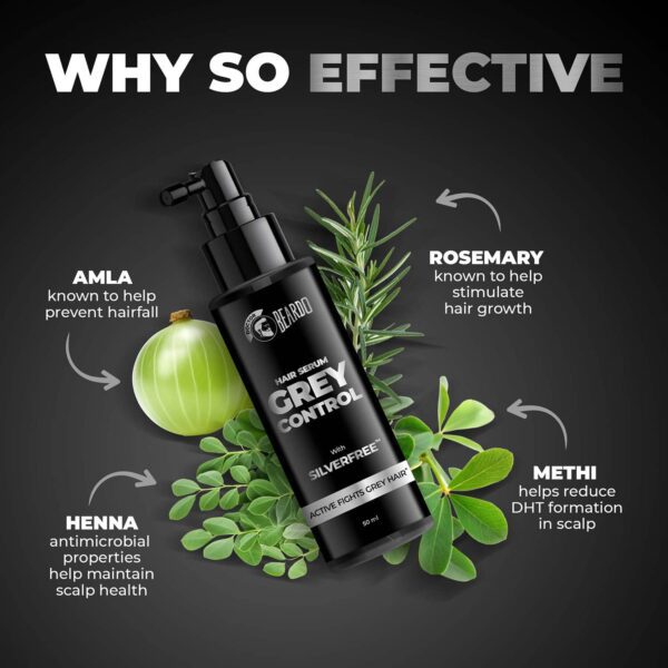 Beardo Beardo Anti Grey Hair Serum Restore Natural Color (50 ml) - Beardo