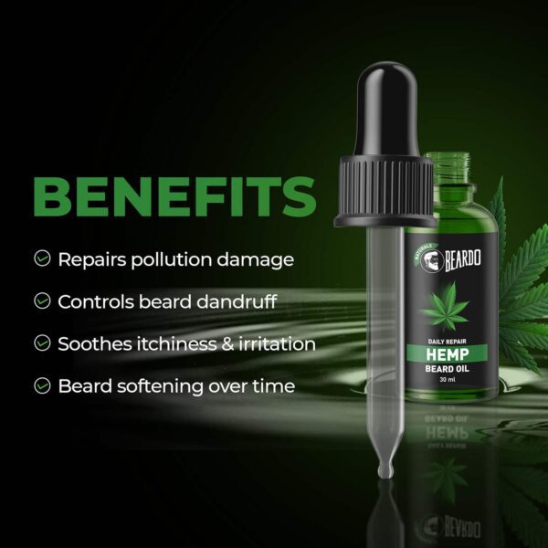Beardo Daily Repair Hemp Beard Oil (30ml) - Beardo