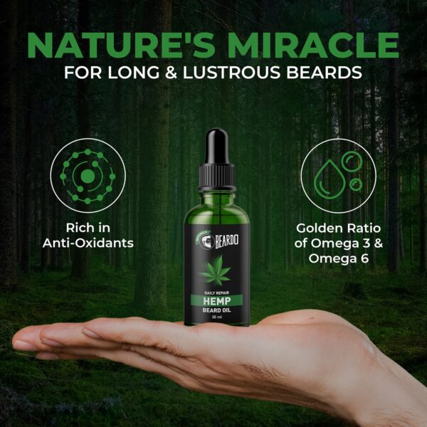 Beardo Daily Repair Hemp Beard Oil (30ml) - Beardo